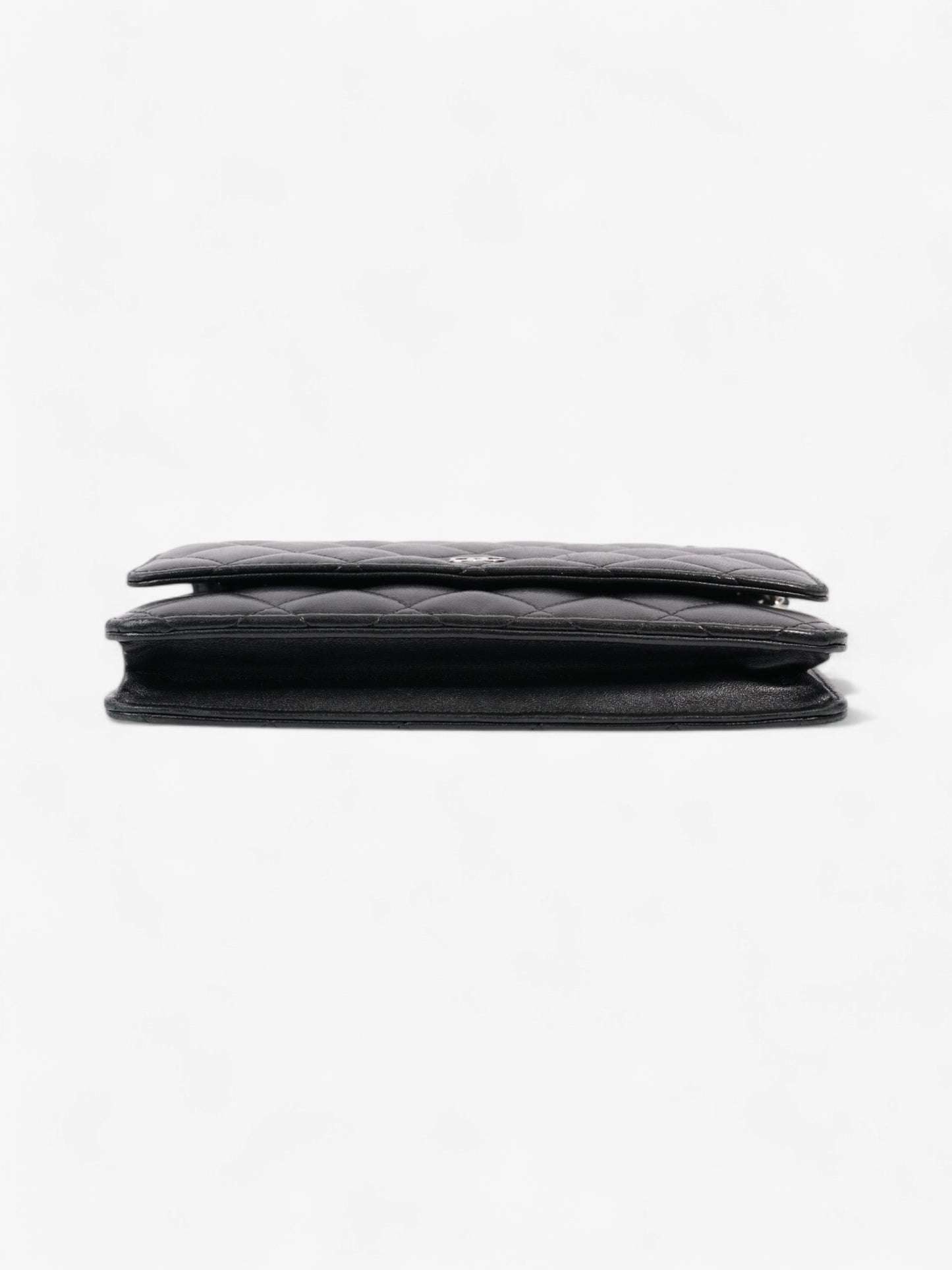 Chanel Wallet On Chain Black Lambskin Leather