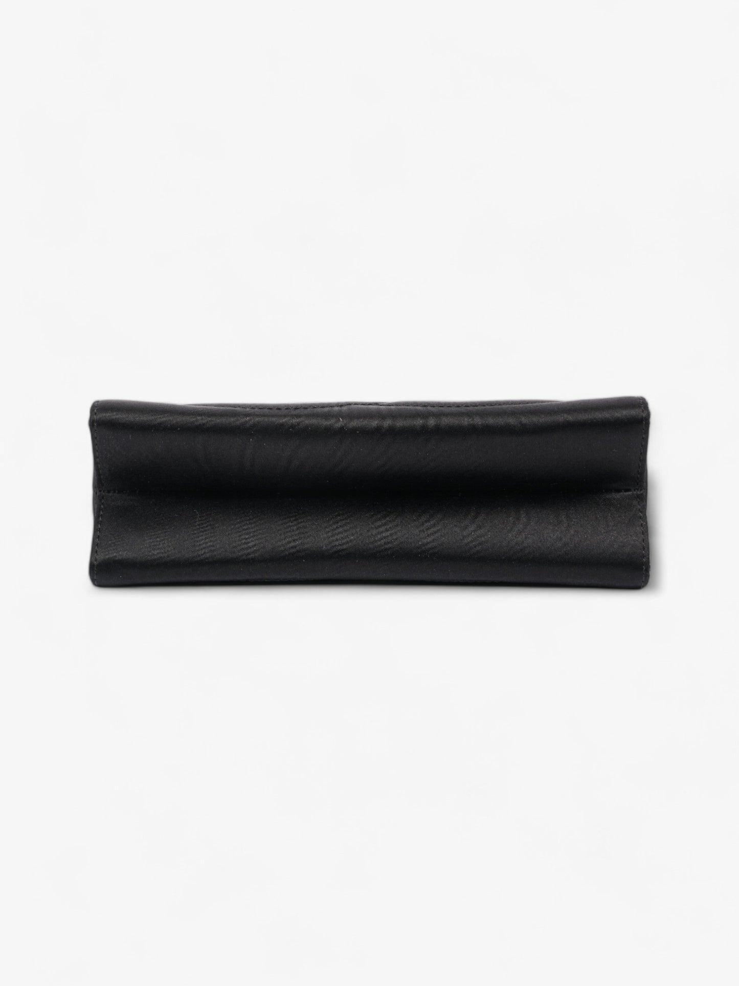 Chanel CC Clutch Black Satin