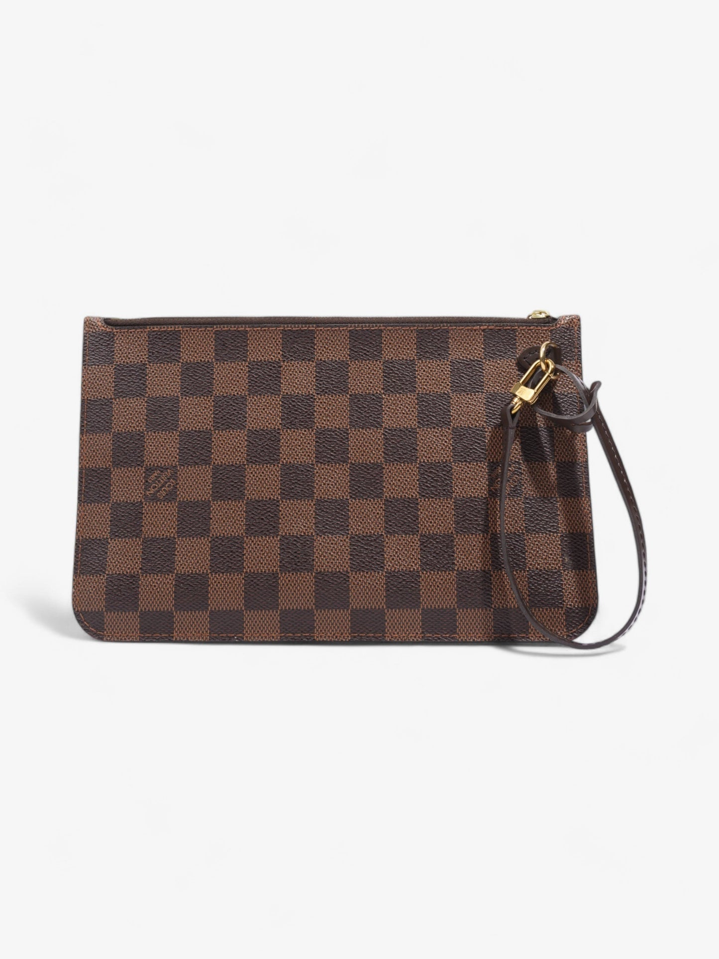 Louis Vuitton Neverful Pochette Damier Ebene Coated Canvas