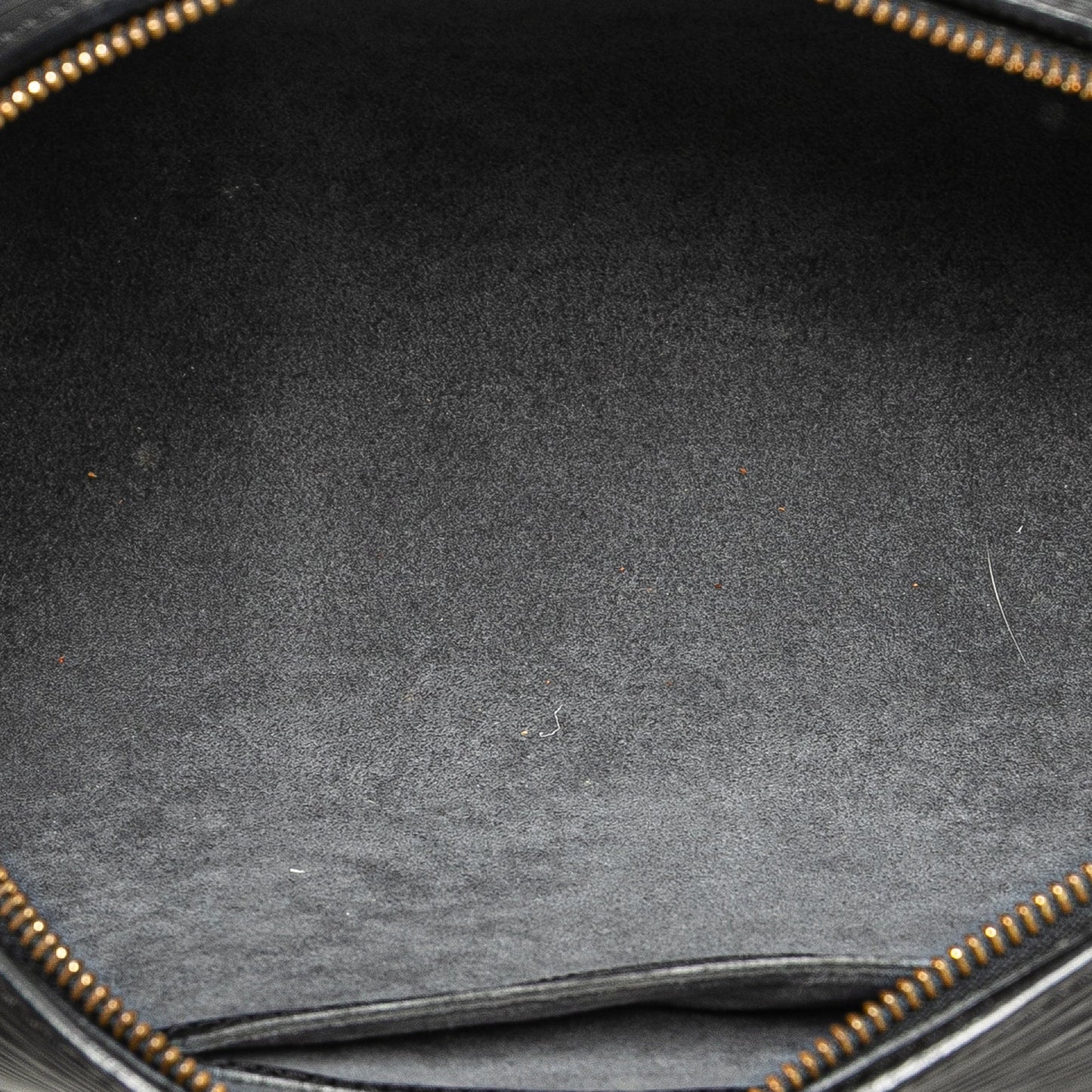 Black Louis Vuitton Epi Soufflot Handbag