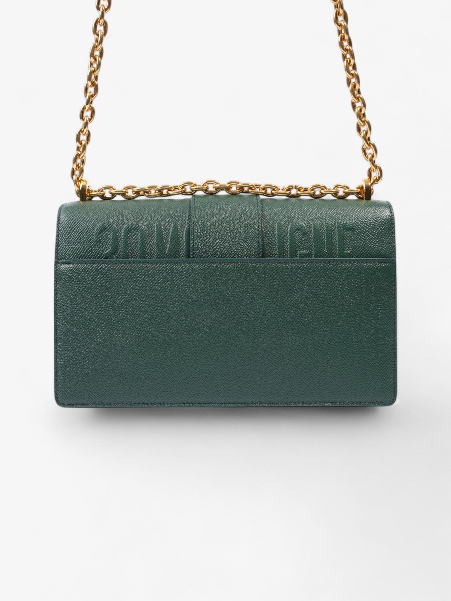 Christian Dior 30 Montaigne Green Calfskin Leather
