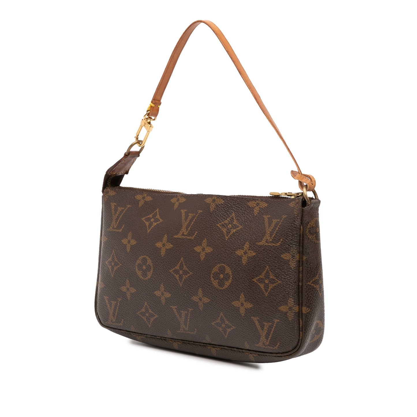 Brown Louis Vuitton Monogram Pochette Accessoires Shoulder Bag
