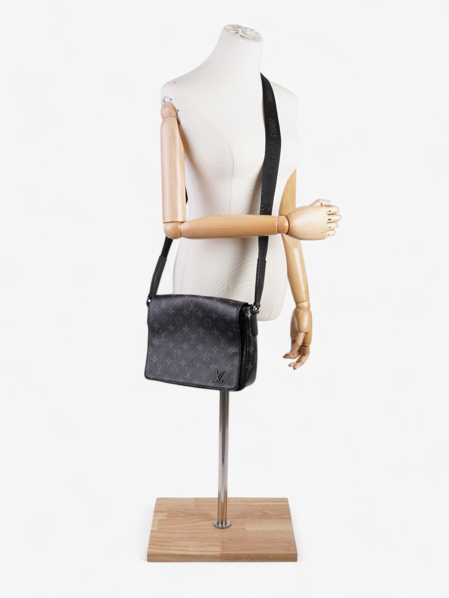 Louis Vuitton District Messenger Monogram Eclipse Coated Canvas PM