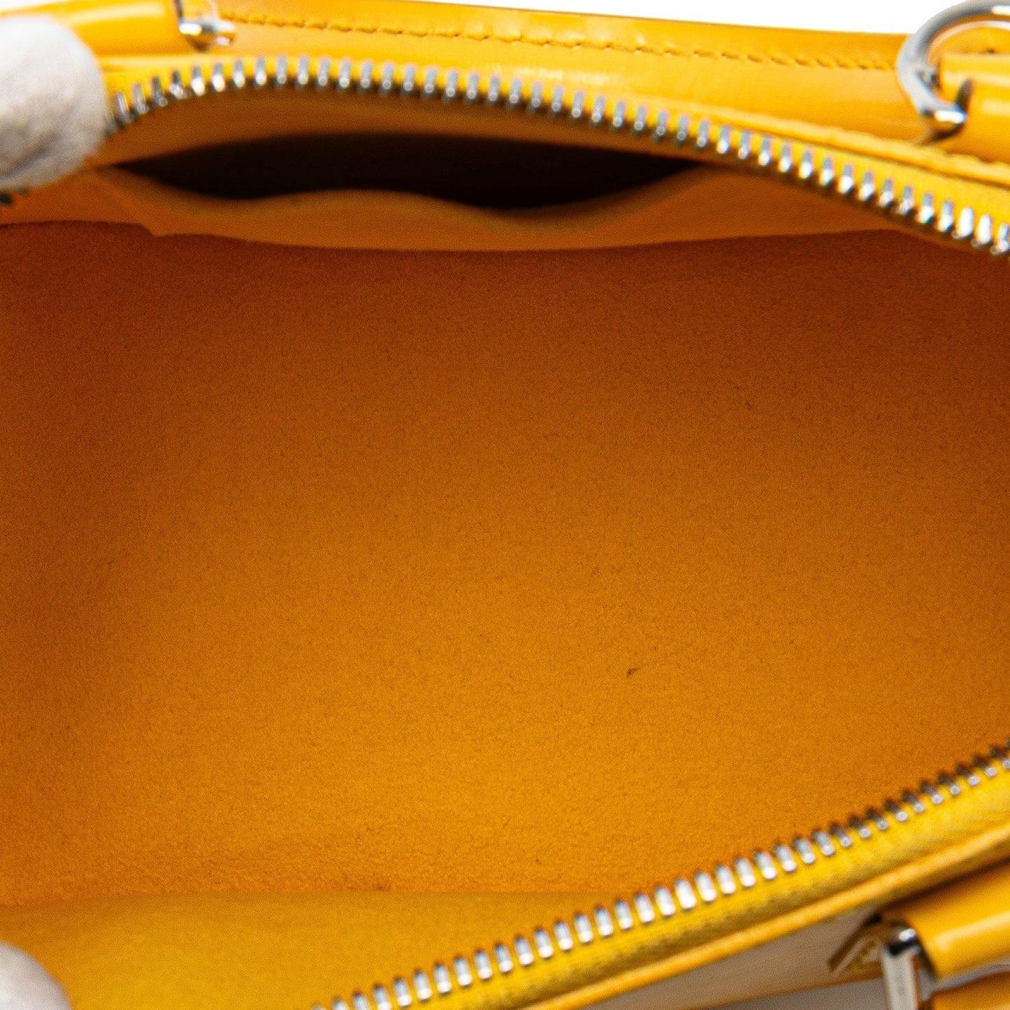 Yellow Louis Vuitton Epi Alma BB Satchel