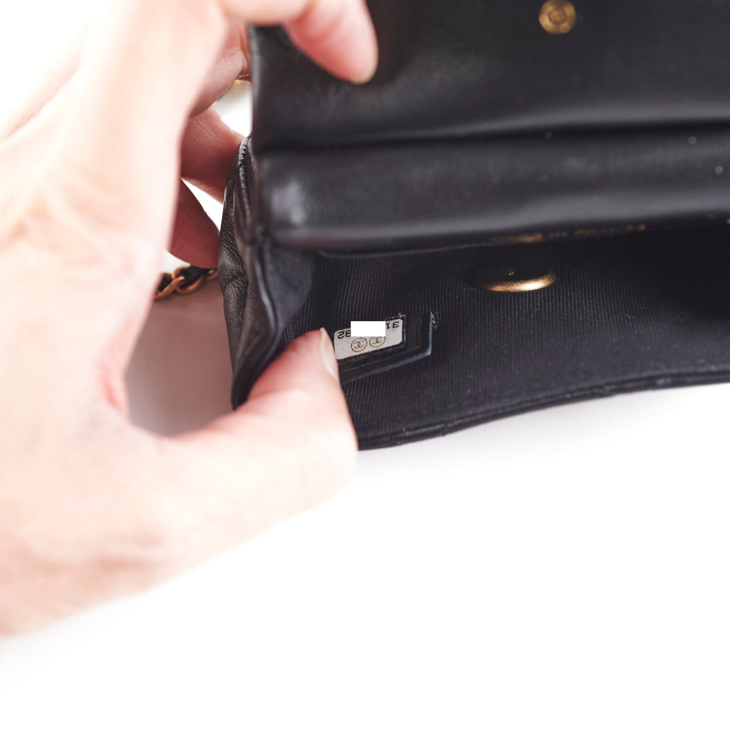 Chanel Micro CrossbodBag Black