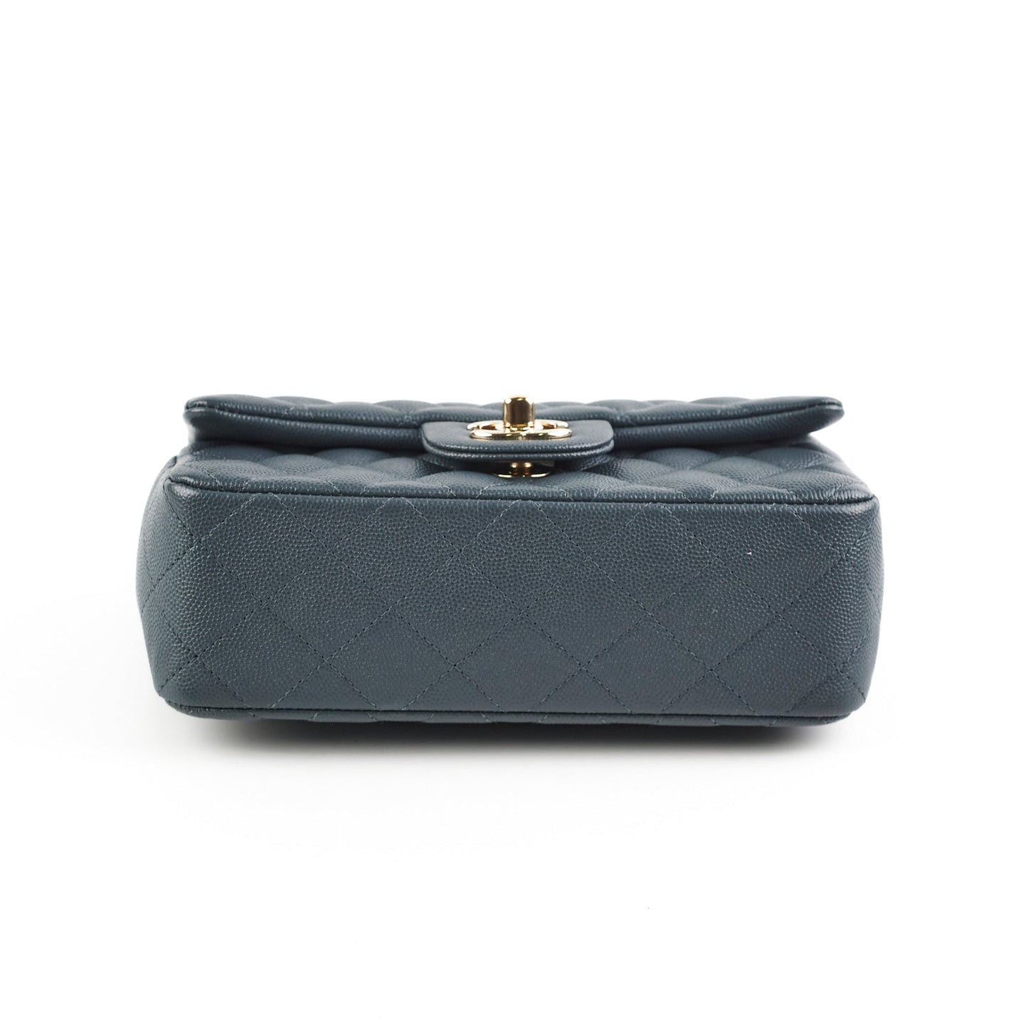 Chanel Caviar Mini Rectangular Flap Grey