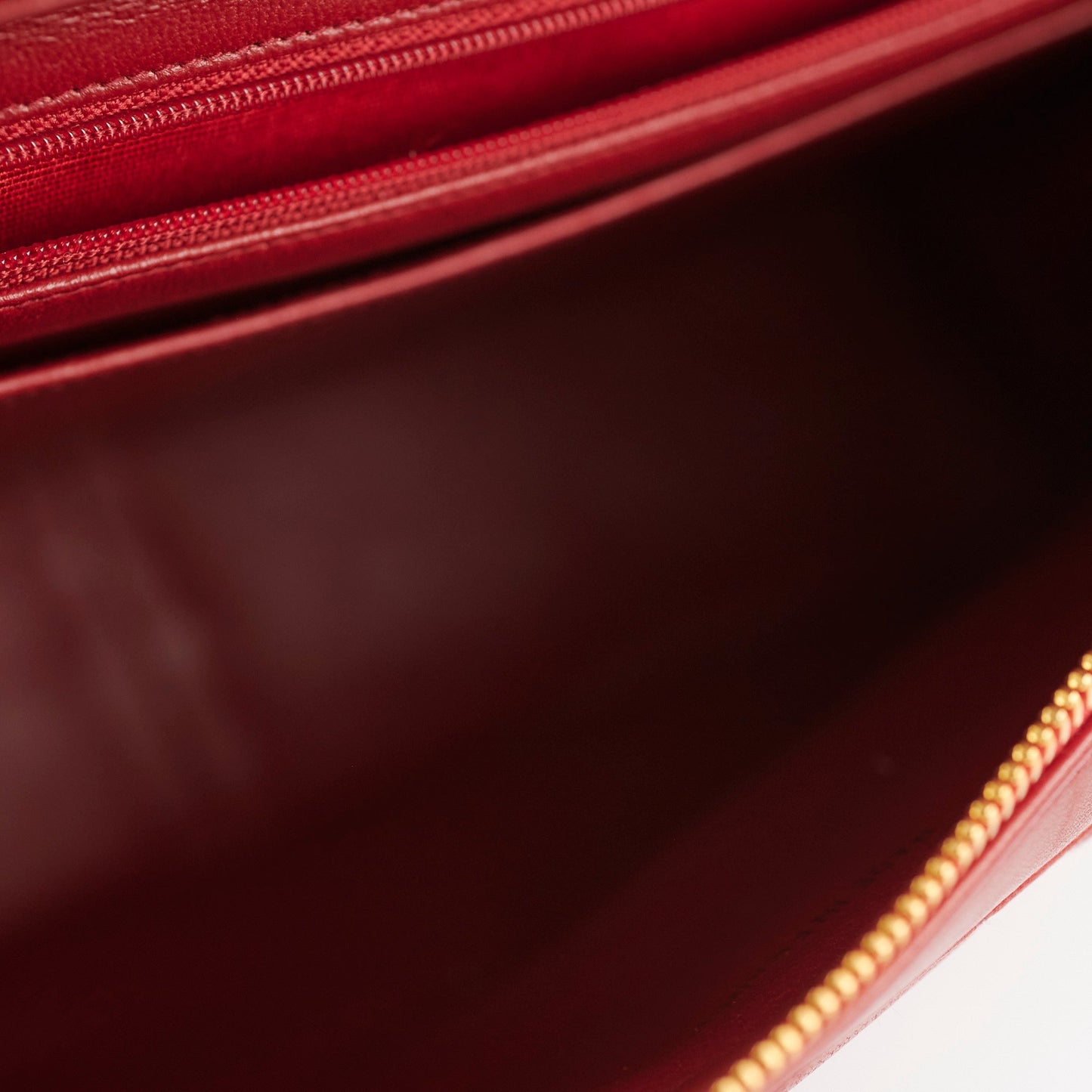 Chanel  Lambskin Backpack Red
