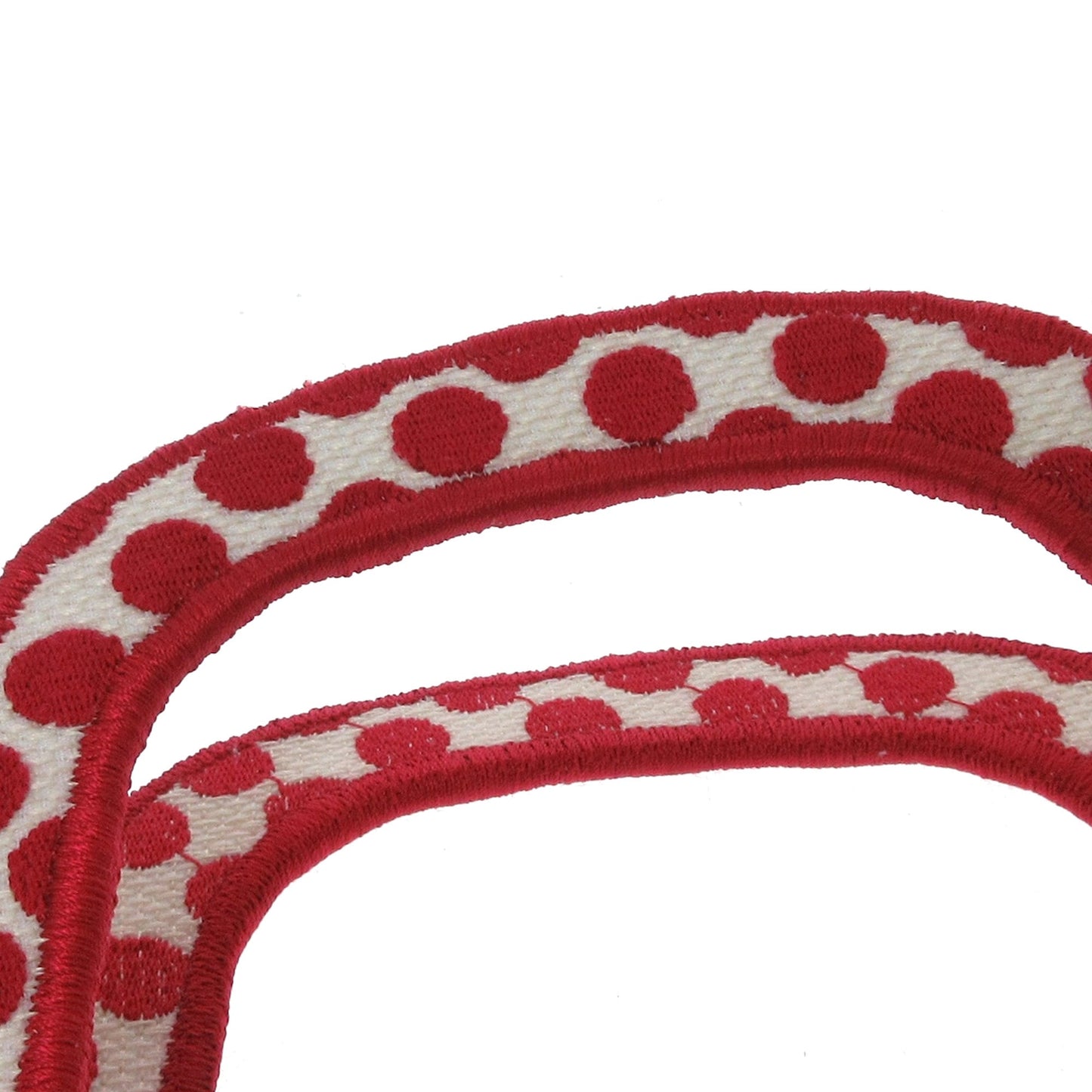Red Dior DiorAmour Mini Embroidered Canvas Dots Book Tote