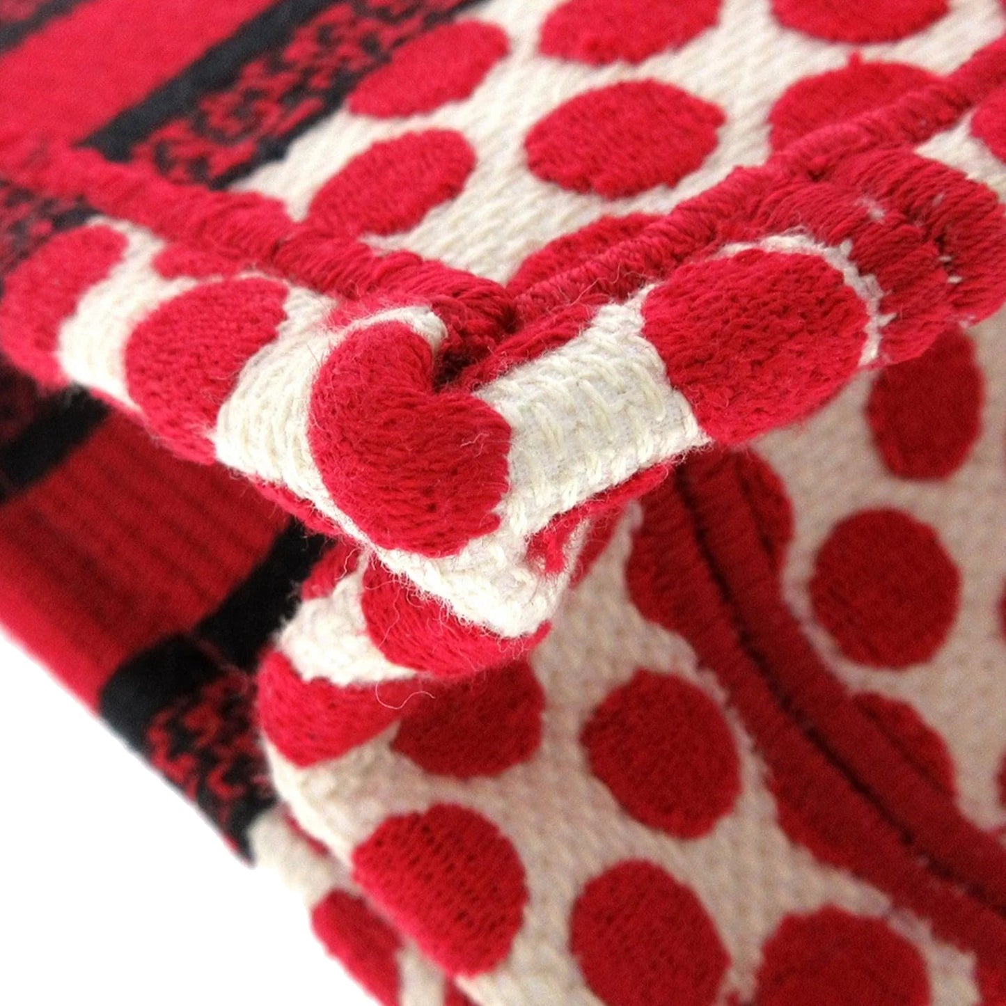 Red Dior DiorAmour Mini Embroidered Canvas Dots Book Tote
