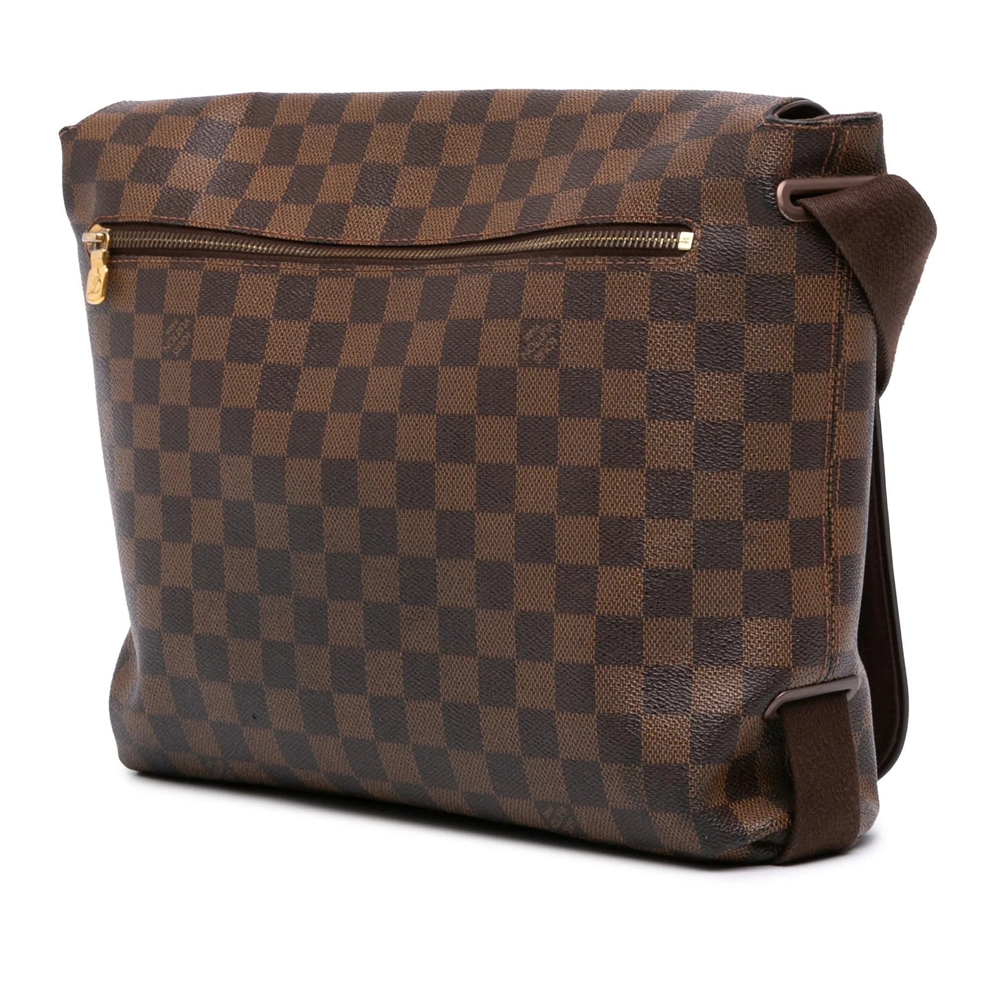 Brown Louis Vuitton Damier Ebene Brooklyn MM Crossbody Bag