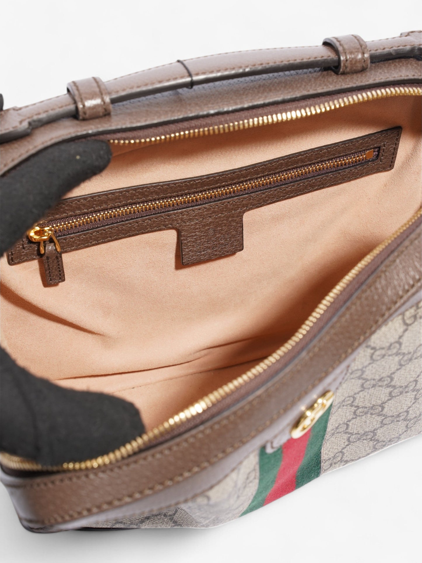 Gucci Ophelia GG Supreme / Brown Coated Canvas Small