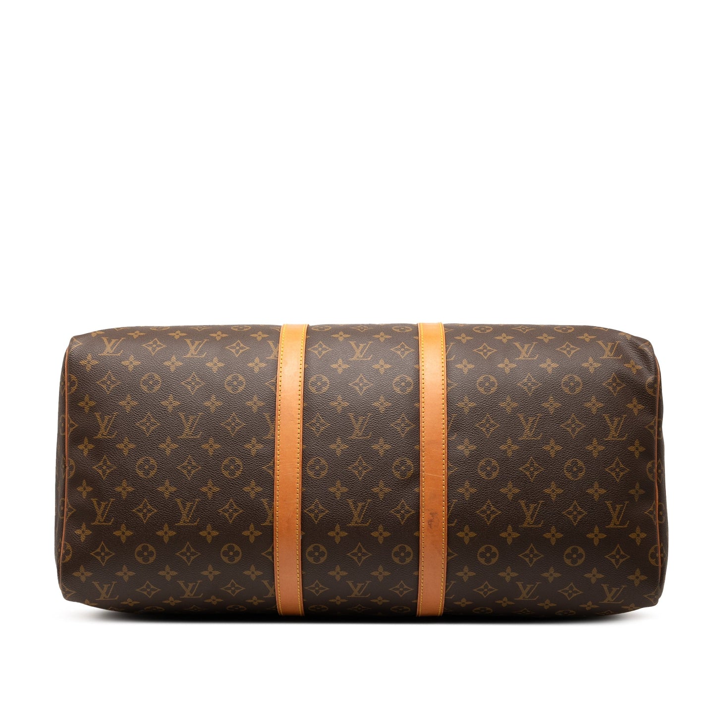Brown Louis Vuitton Monogram Keepall 55 Travel Bag