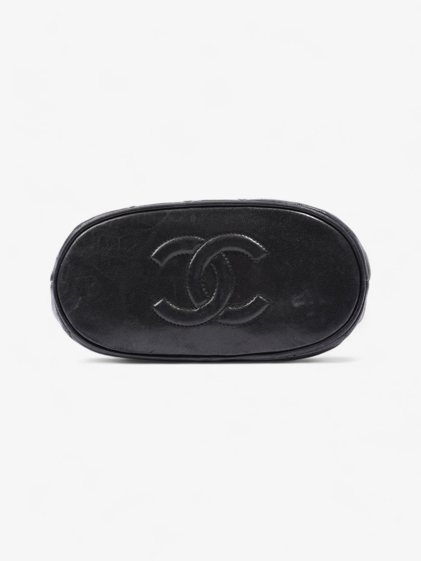 Chanel Classic Flap Tassel Black Lambskin Leather