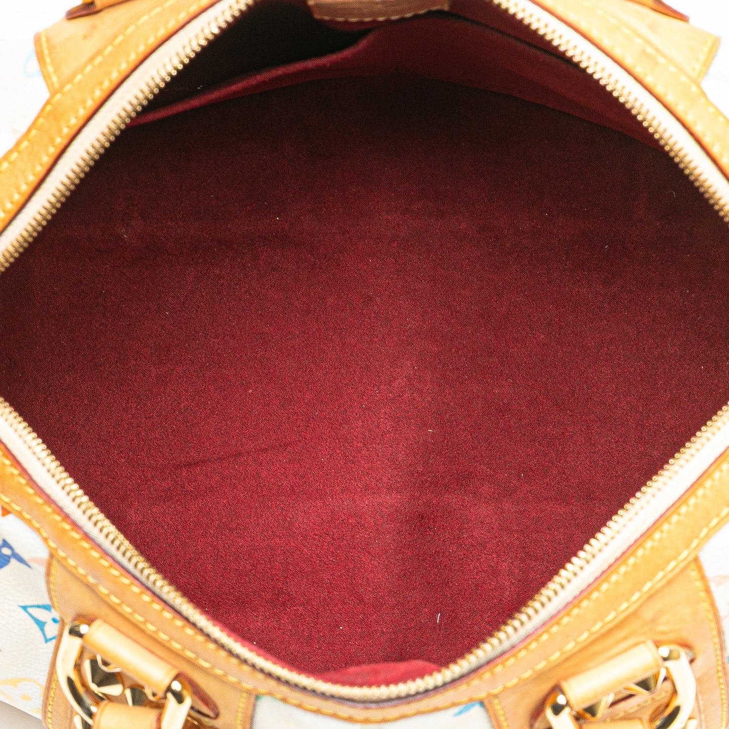 White Louis Vuitton Monogram Multicolore Courtney MM Satchel