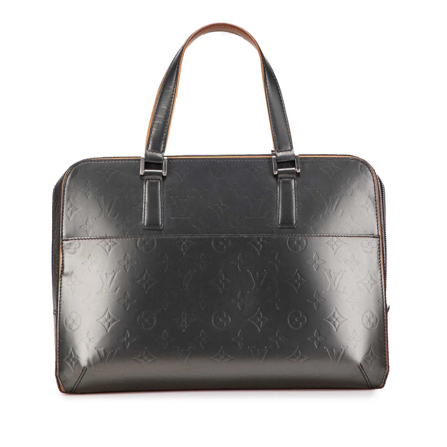 Gray Louis Vuitton Monogram Mat Malden Business Bag
