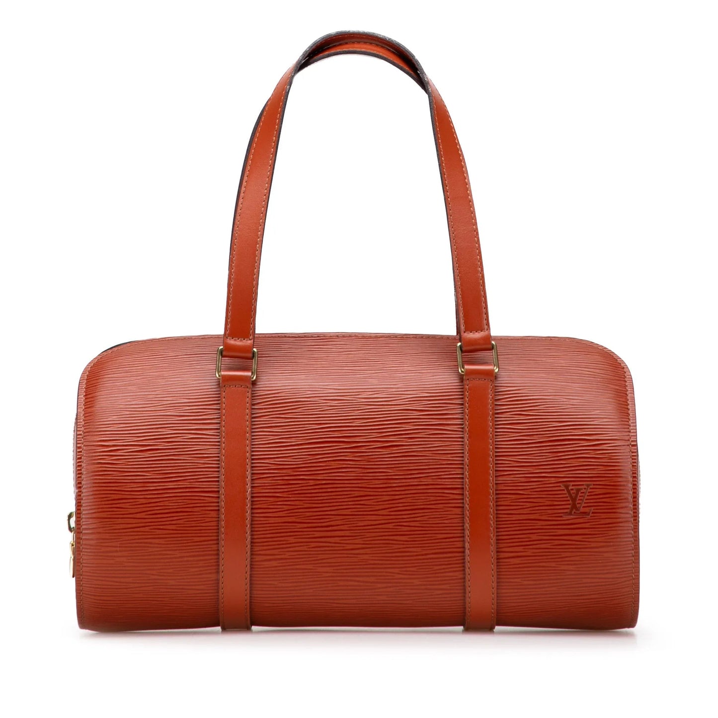 Brown Louis Vuitton Epi Soufflot Handbag