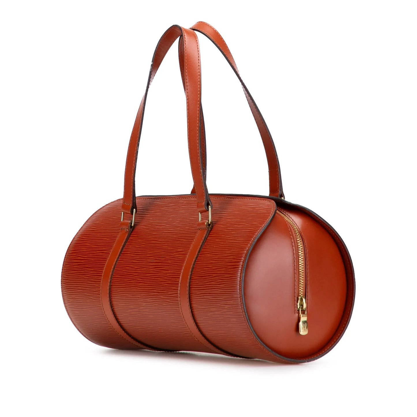 Brown Louis Vuitton Epi Soufflot Handbag
