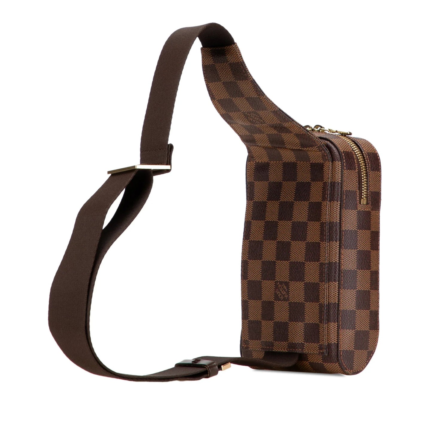 Brown Louis Vuitton Damier Ebene Geronimos Crossbody Bag