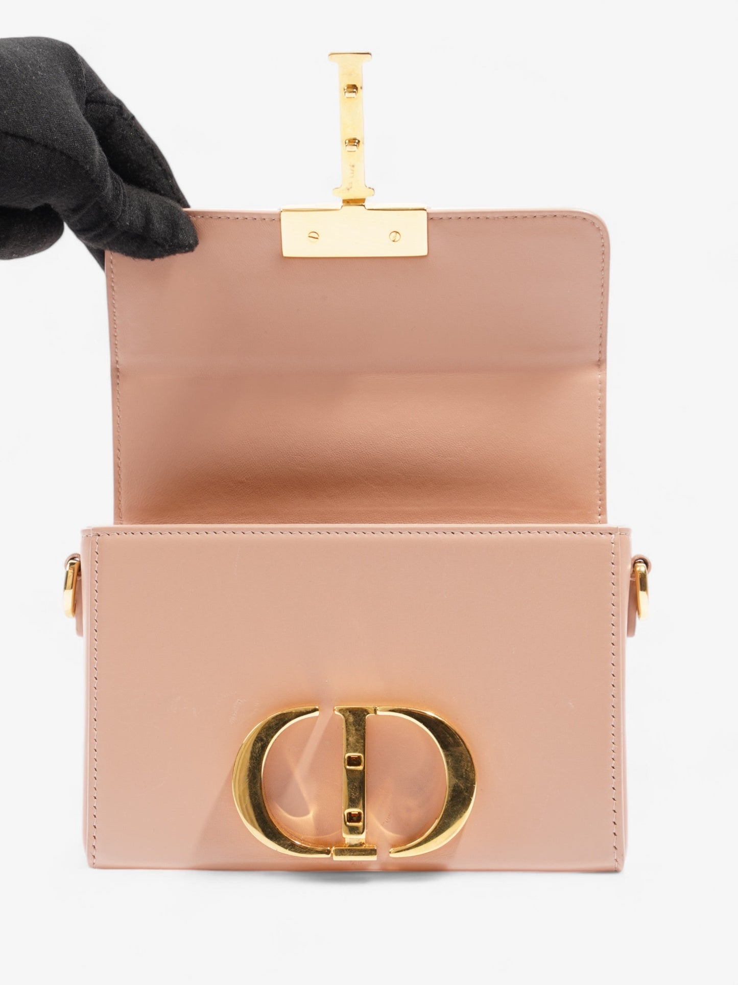 Christian Dior 30 Montaigne Box Bag Blush Leather