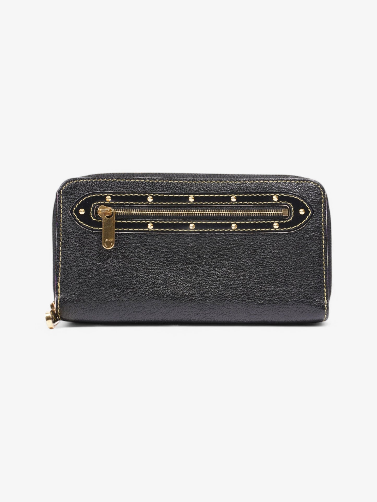 Louis Vuitton Suhali Zippy Wallet Black / Gold Leather