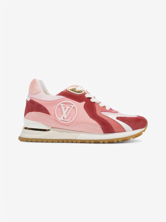 Louis Vuitton Runaway Pink / White Suede EU 37 UK 4