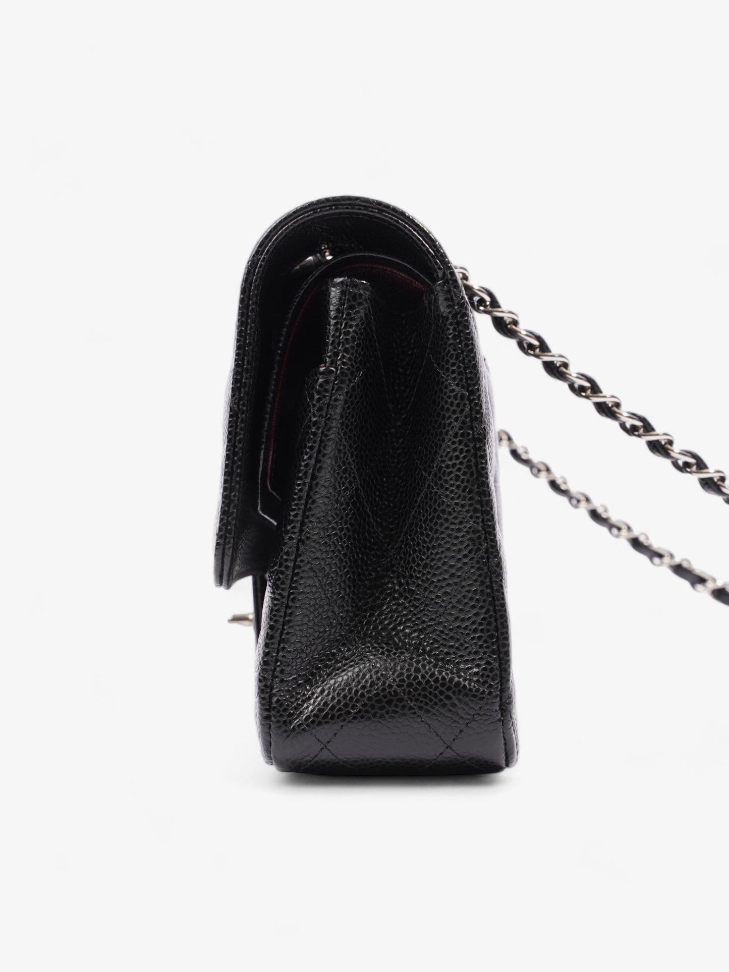 Chanel Classic Double Flap Black Caviar Leather Medium