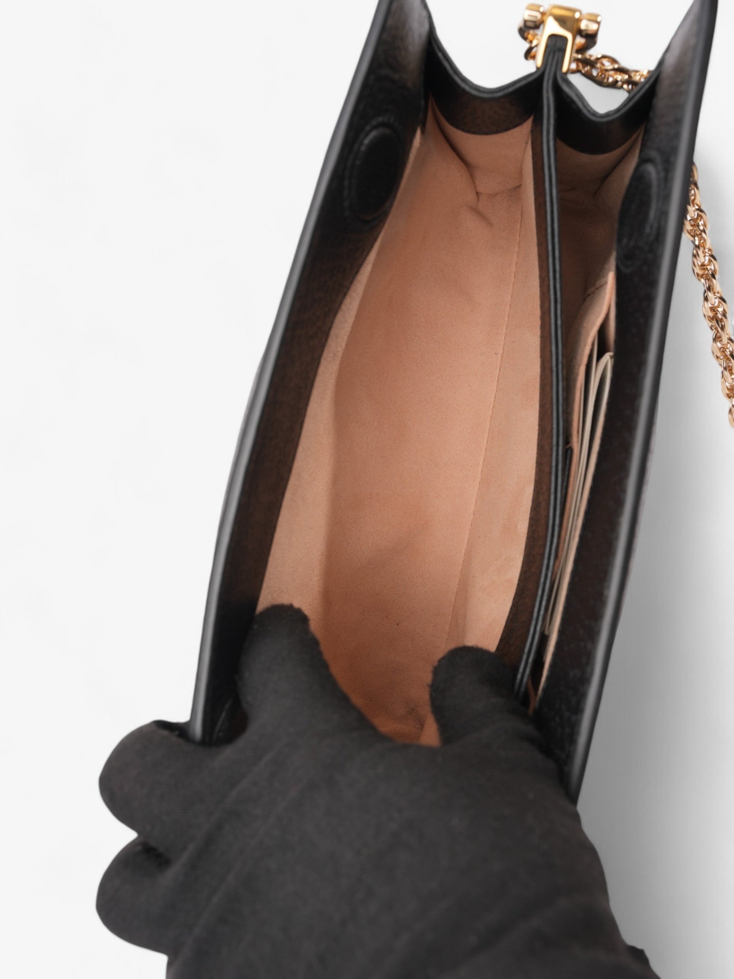 Gucci Ophidia GG Black / Red / Green Leather Small