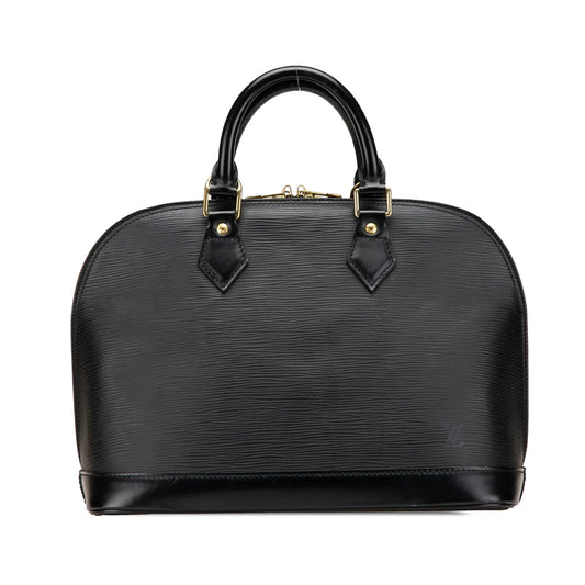 Black Louis Vuitton Epi Alma PM Handbag