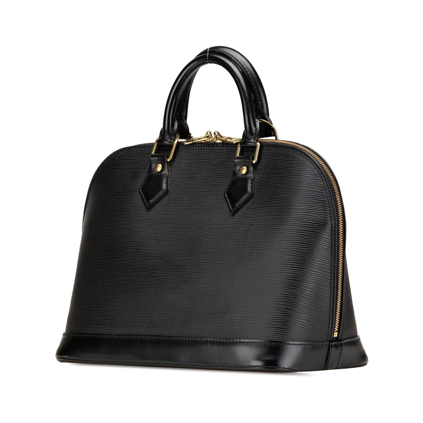 Black Louis Vuitton Epi Alma PM Handbag