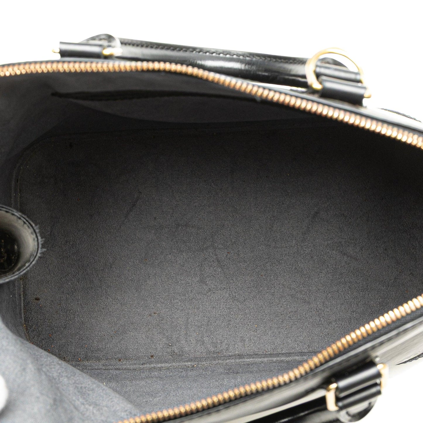 Black Louis Vuitton Epi Alma PM Handbag