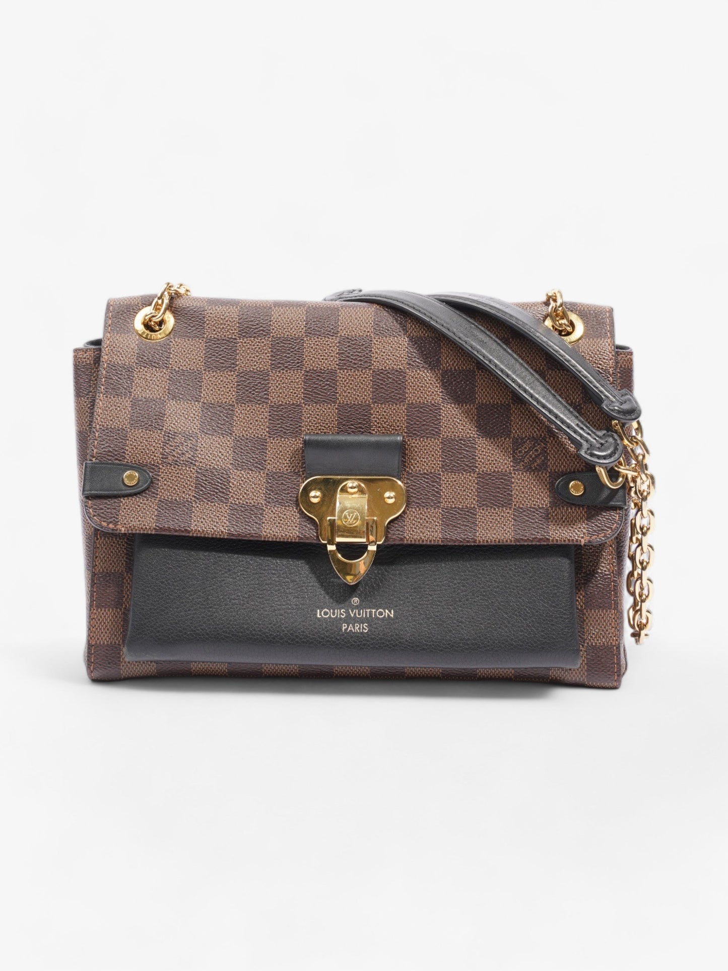 Louis Vuitton Vavin Damier Ebene / Black Coated Canvas PM