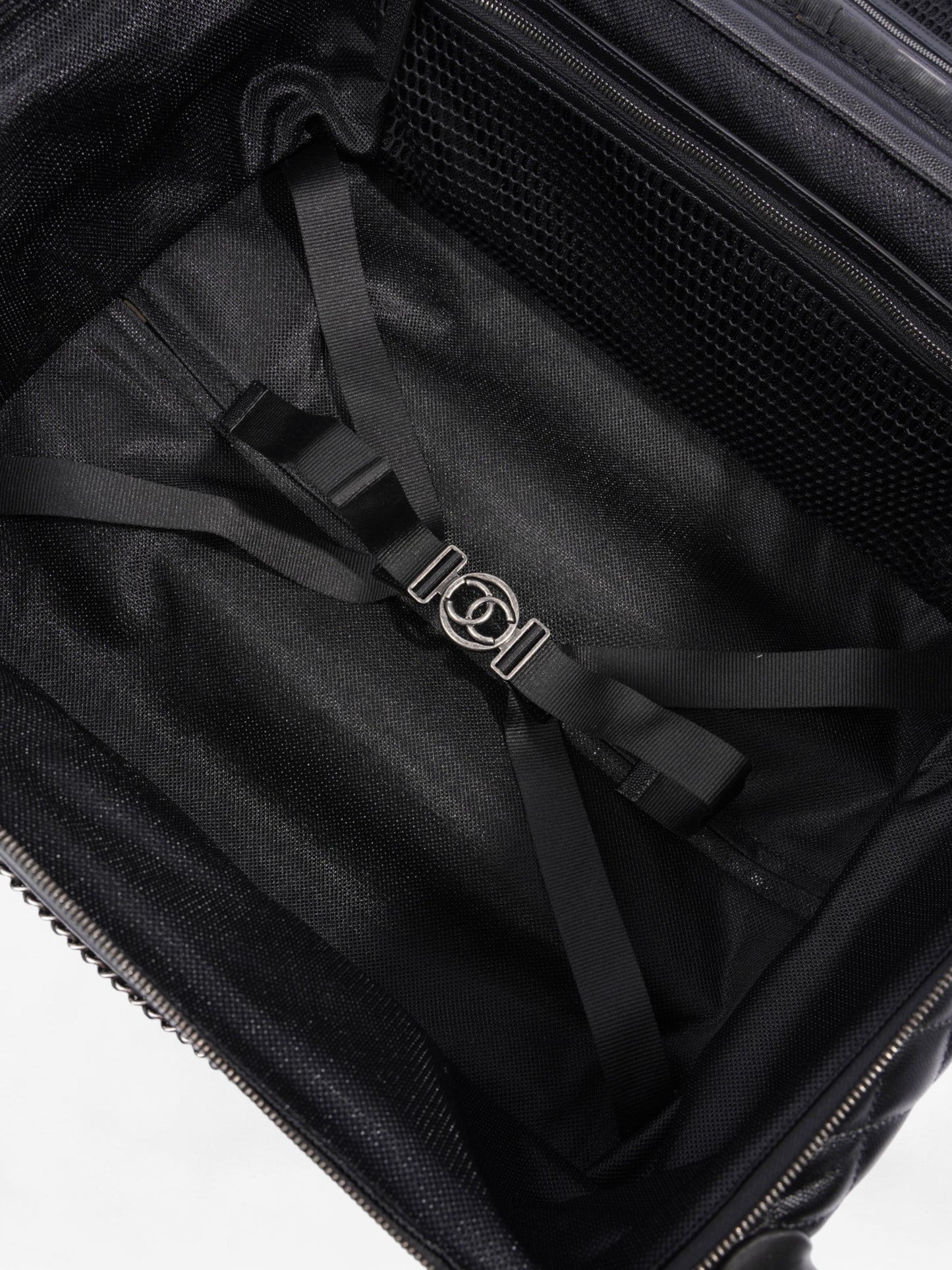 Chanel Caviar Quilted Cabin Bag Black Caviar Leather