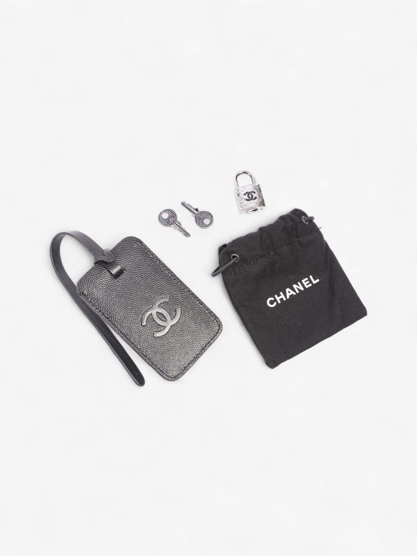 Chanel Caviar Quilted Cabin Bag Black Caviar Leather