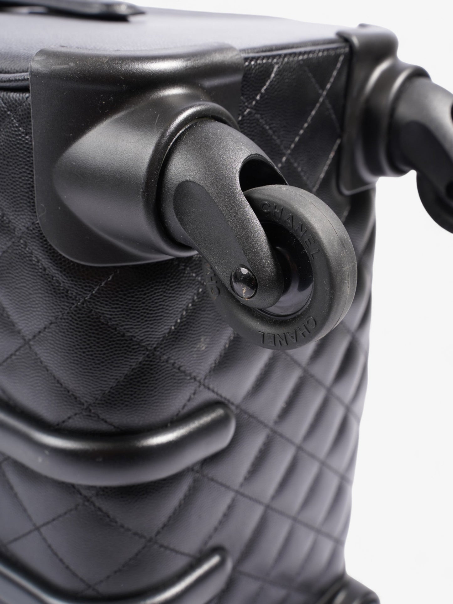 Chanel Caviar Quilted Cabin Bag Black Caviar Leather