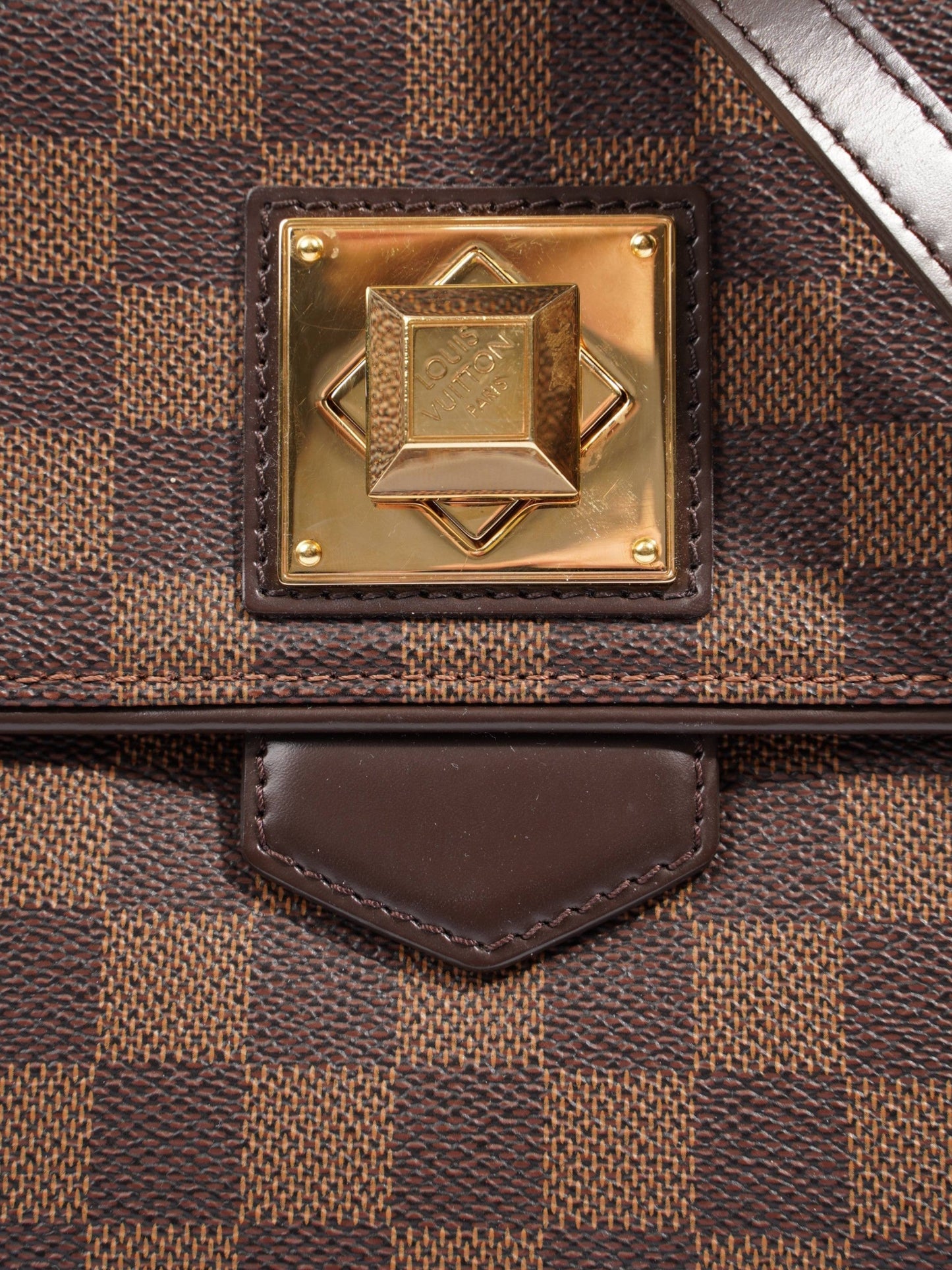 Louis Vuitton Bergamo PM Damier Ebene Coated Canvas