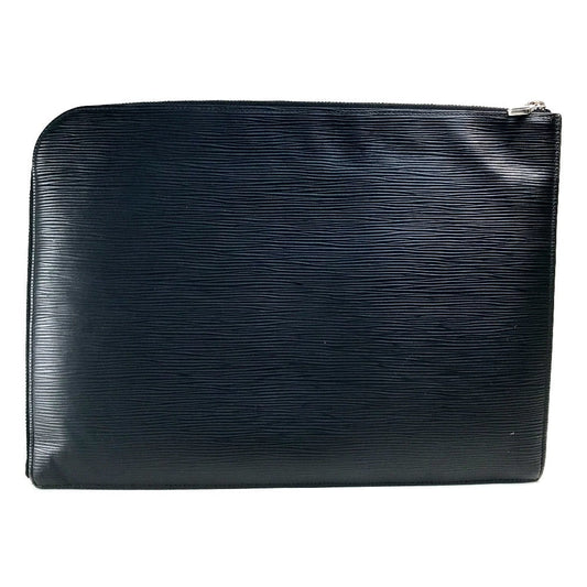 LOUIS VUITTON business bag M64153 Epi Leather black Epi Pochette Jules GM NM mens Used