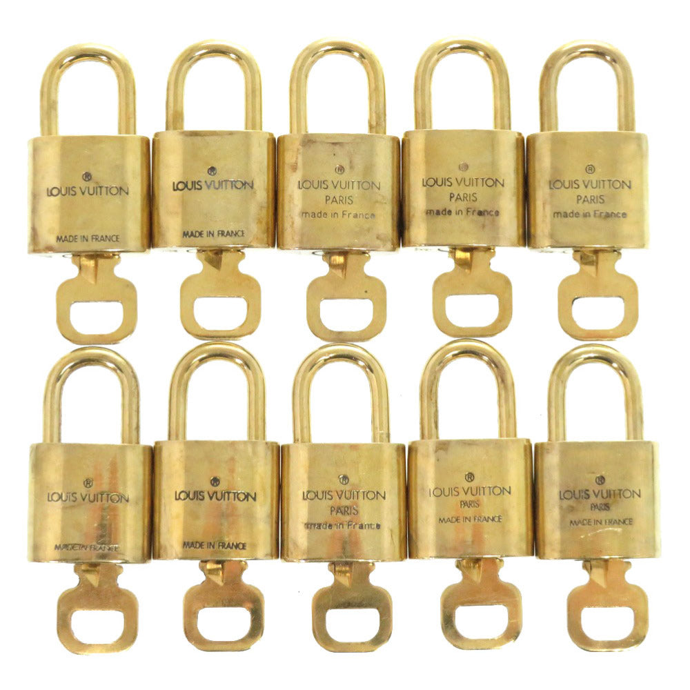 LOUIS VUITTON Cadena metal gold Set of 10 Cadena padlock padlock unisex(Unisex)