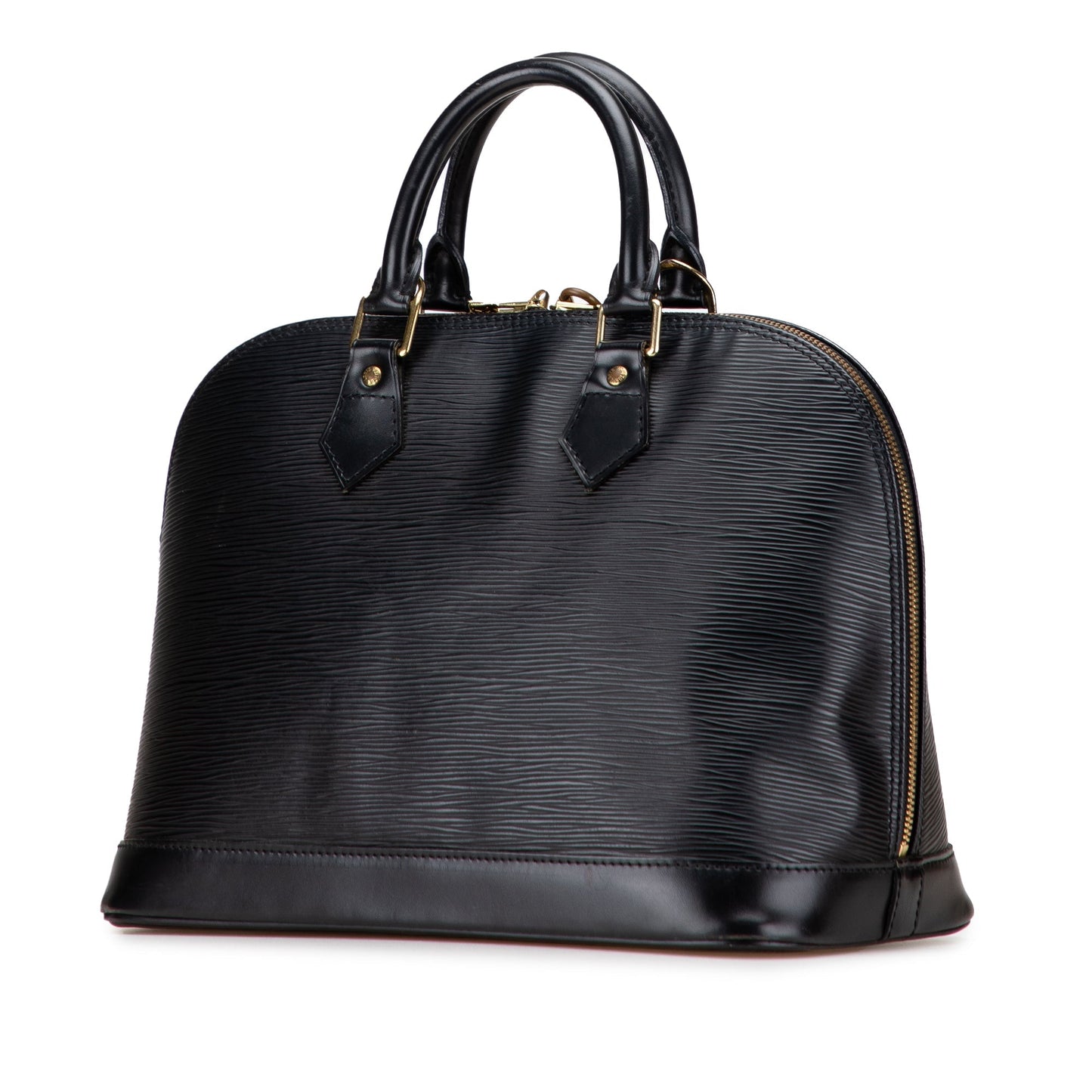 Black Louis Vuitton Epi Alma PM Handbag