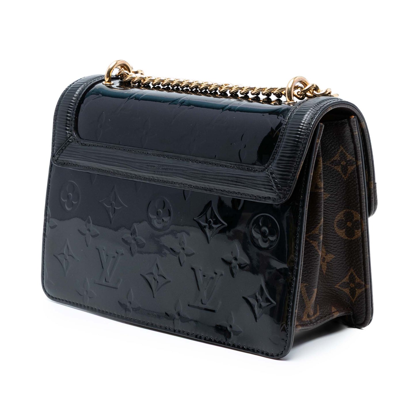 Black Louis Vuitton Monogram Vernis Wynwood Crossbody Bag