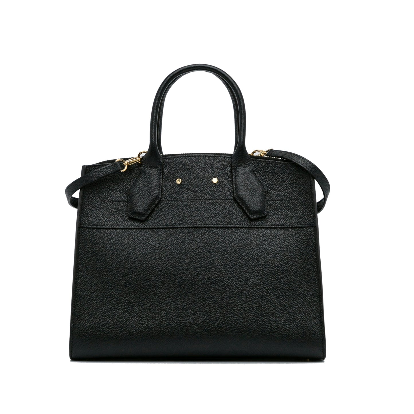 Louis Vuitton City Steamer MM Black Calfskin