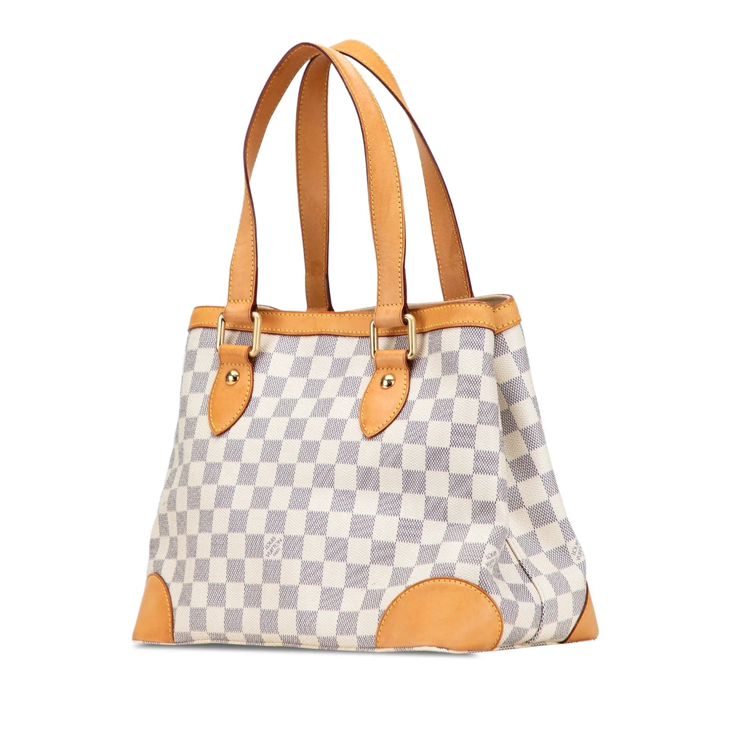 White Louis Vuitton Damier Azur Hampstead PM Tote Bag
