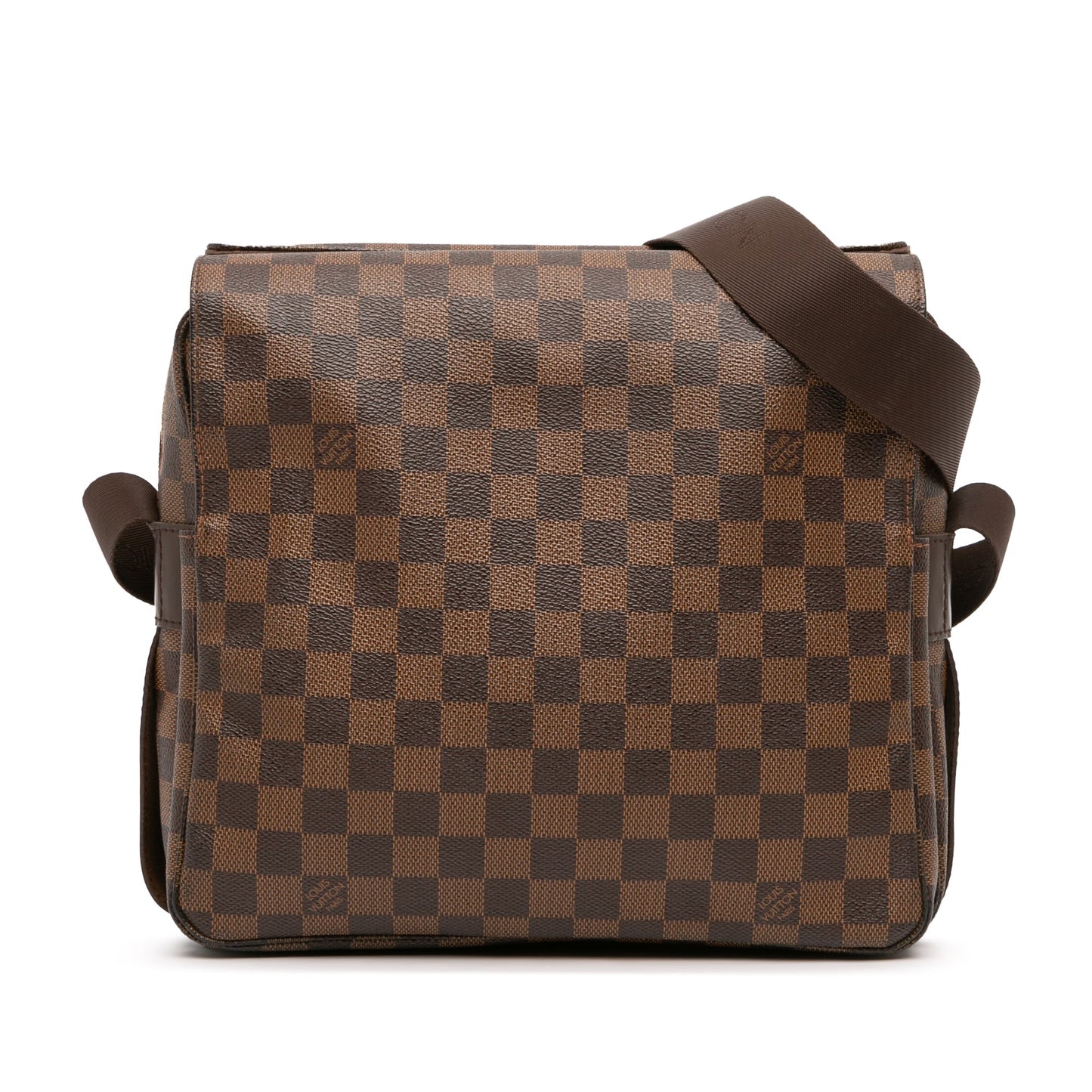Brown Louis Vuitton Damier Ebene Naviglio Crossbody Bag