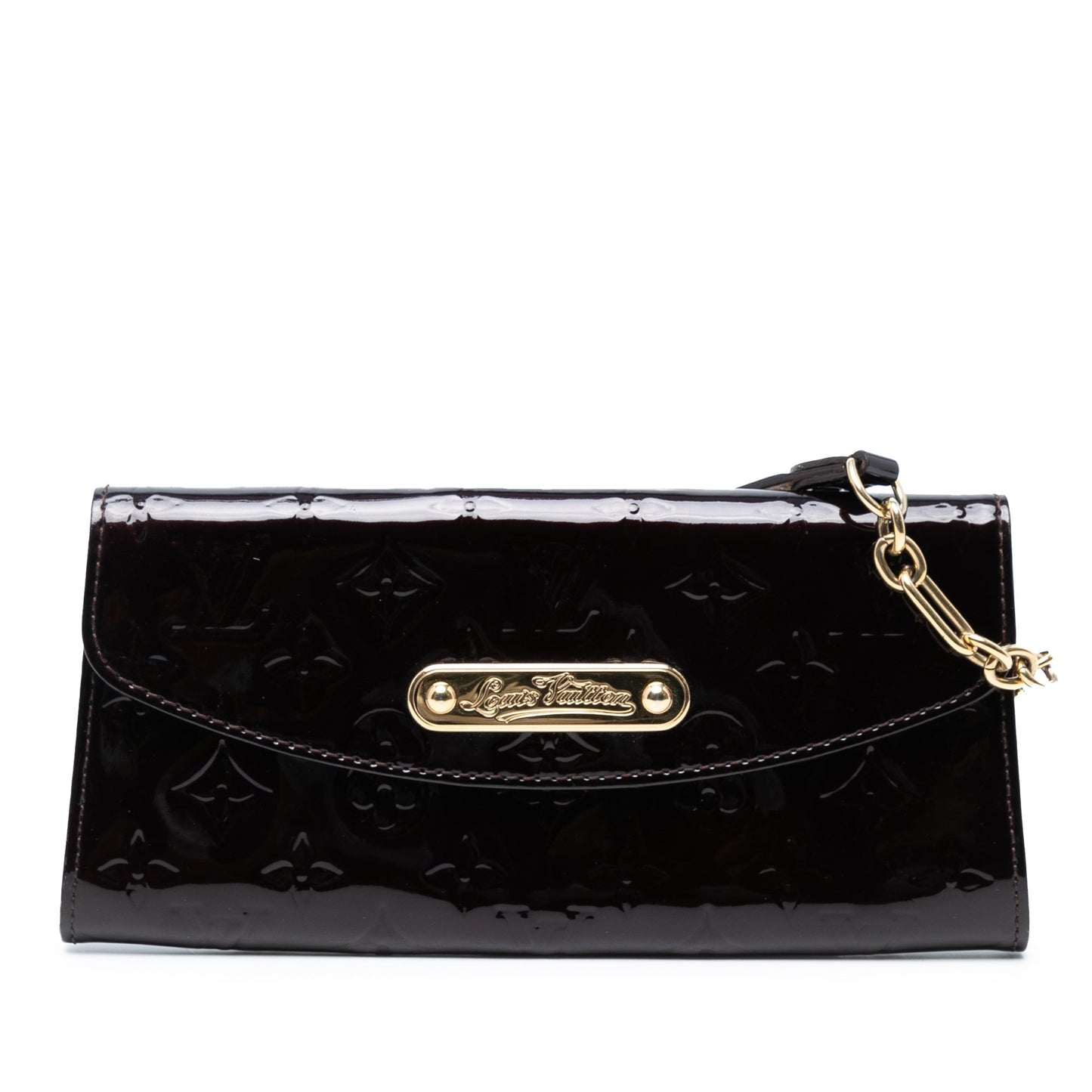 Purple Louis Vuitton Monogram Vernis Sunset Boulevard Shoulder Bag