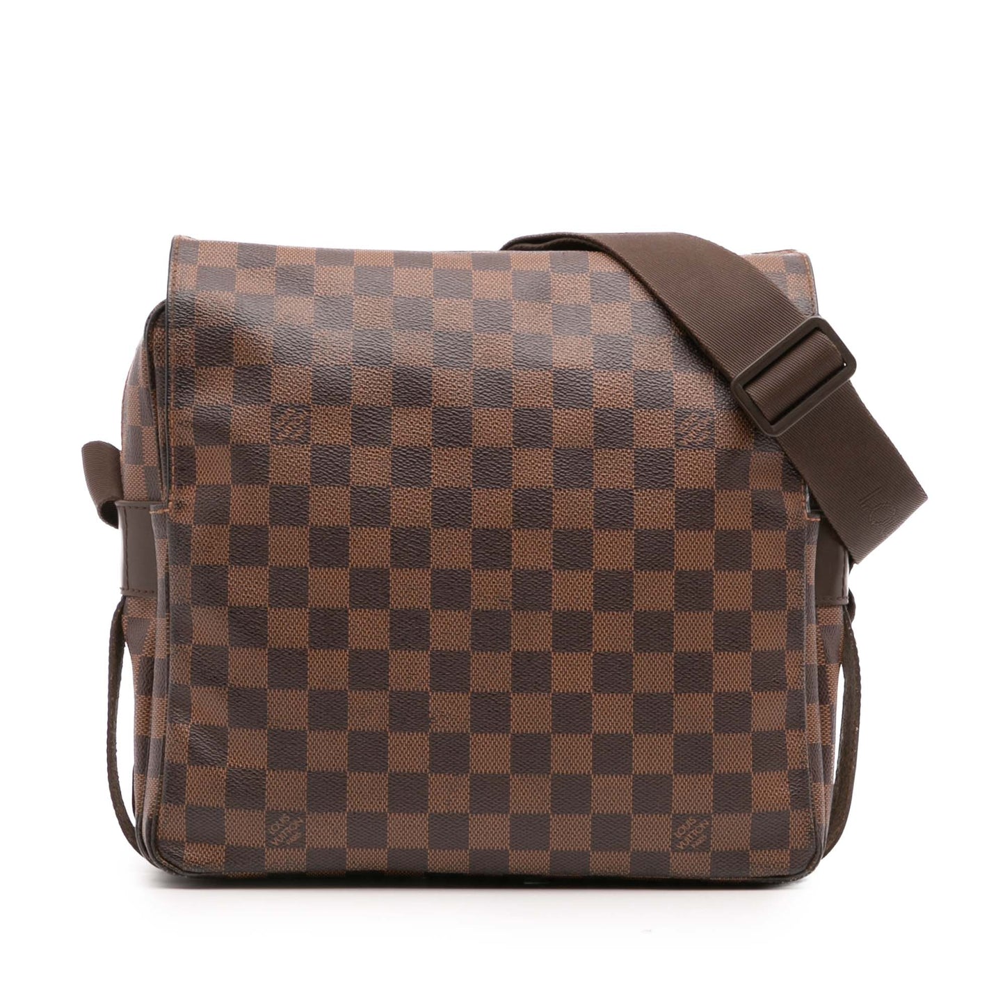 Brown Louis Vuitton Damier Ebene Naviglio Crossbody Bag