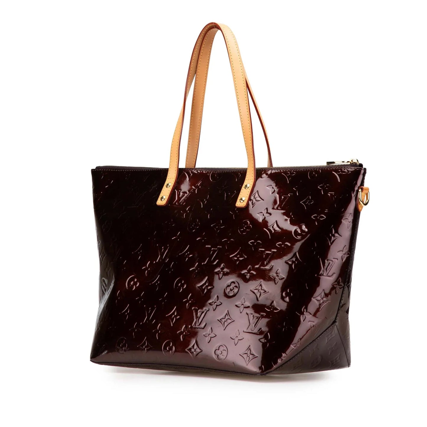 Purple Louis Vuitton Monogram Vernis Bellevue GM Tote Bag