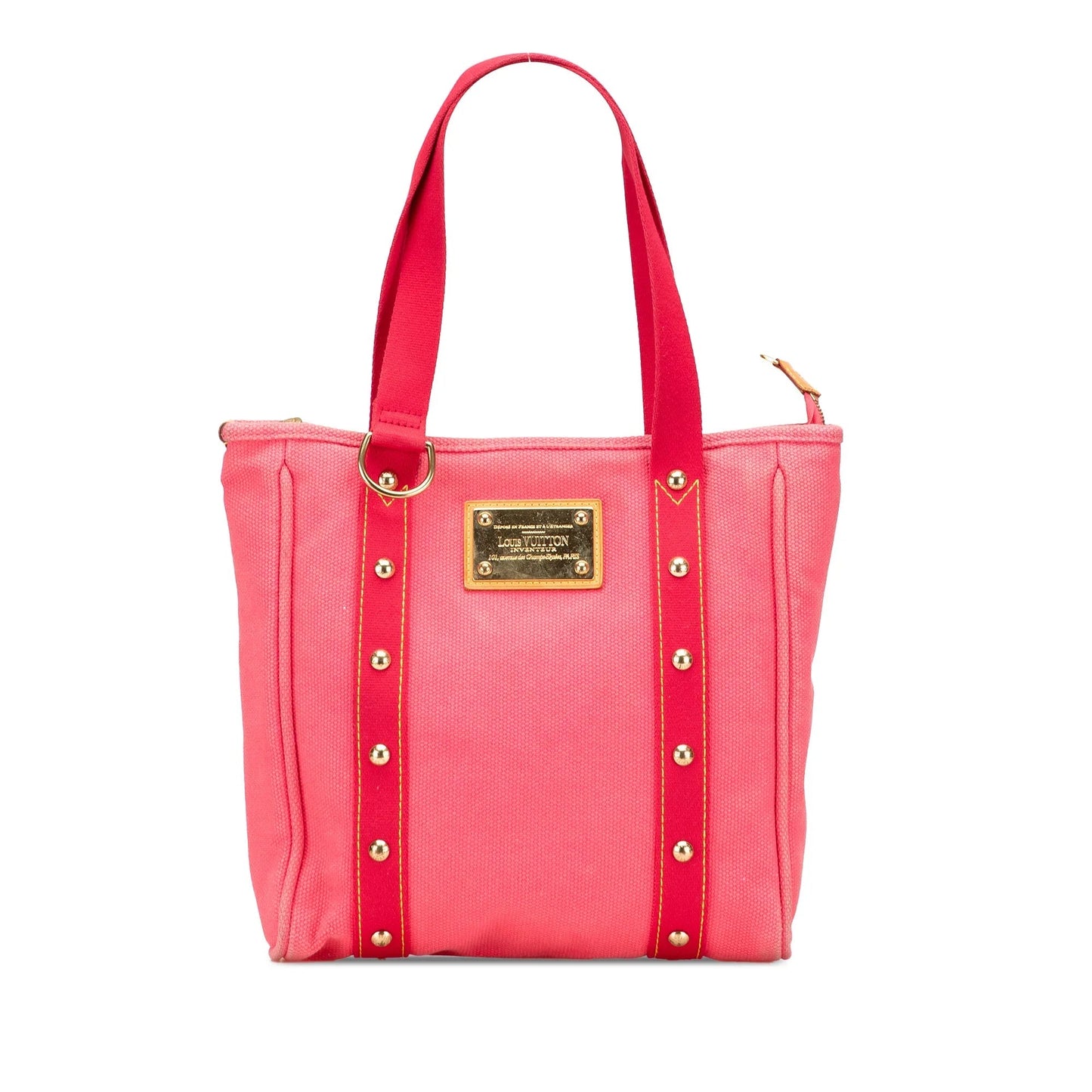 Pink Louis Vuitton Antigua Cabas MM Tote Bag