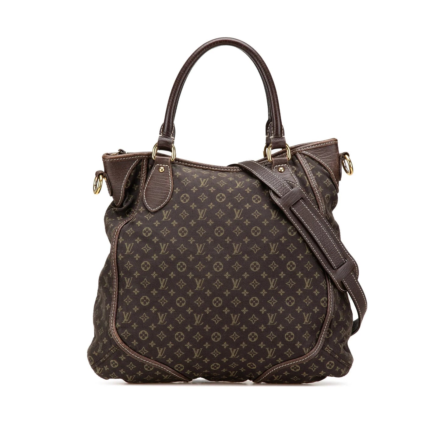 Brown Louis Vuitton Monogram Mini Lin Besace Angele Satchel