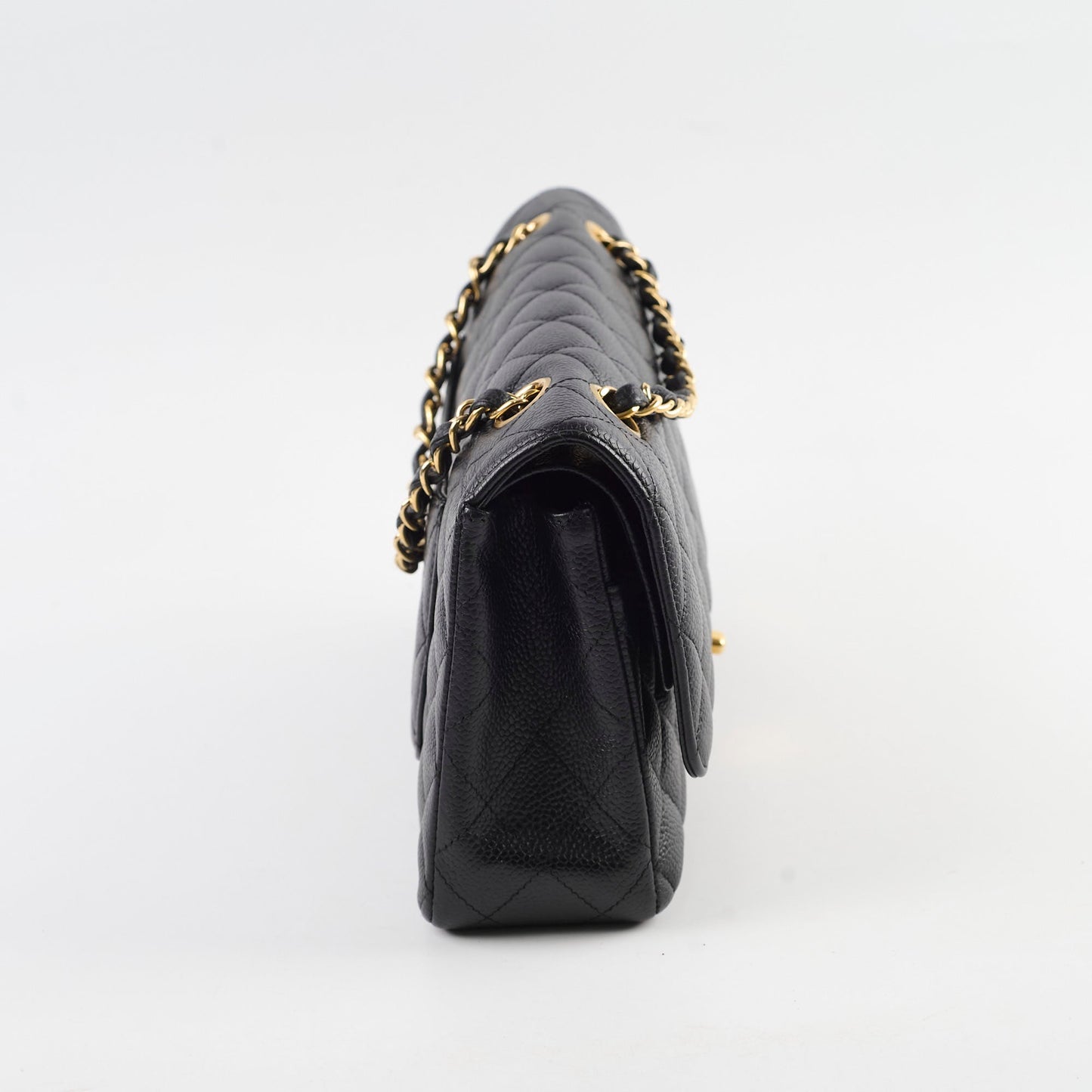Chanel  Caviar Memium/Large Classic Flap Black