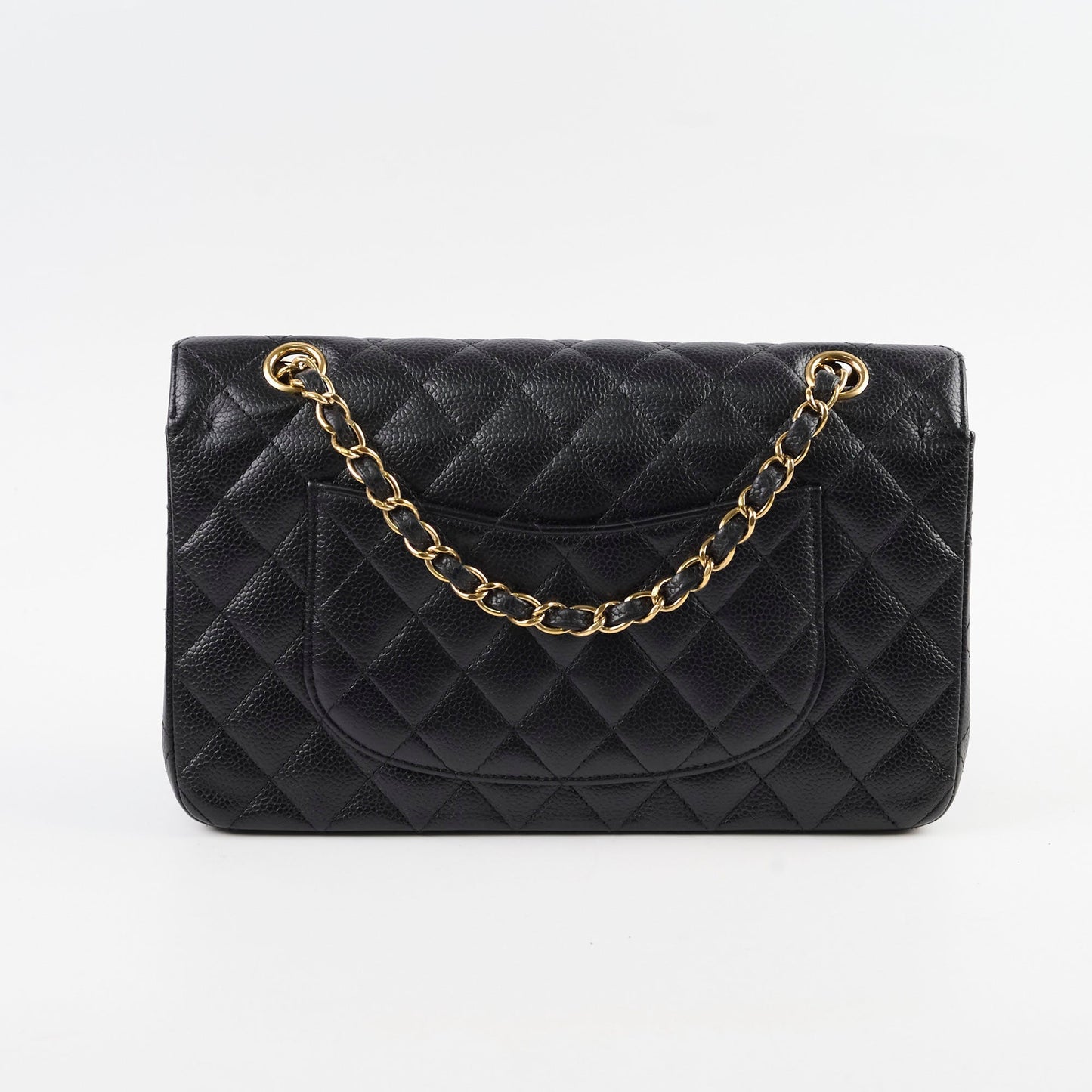 Chanel  Caviar Memium/Large Classic Flap Black