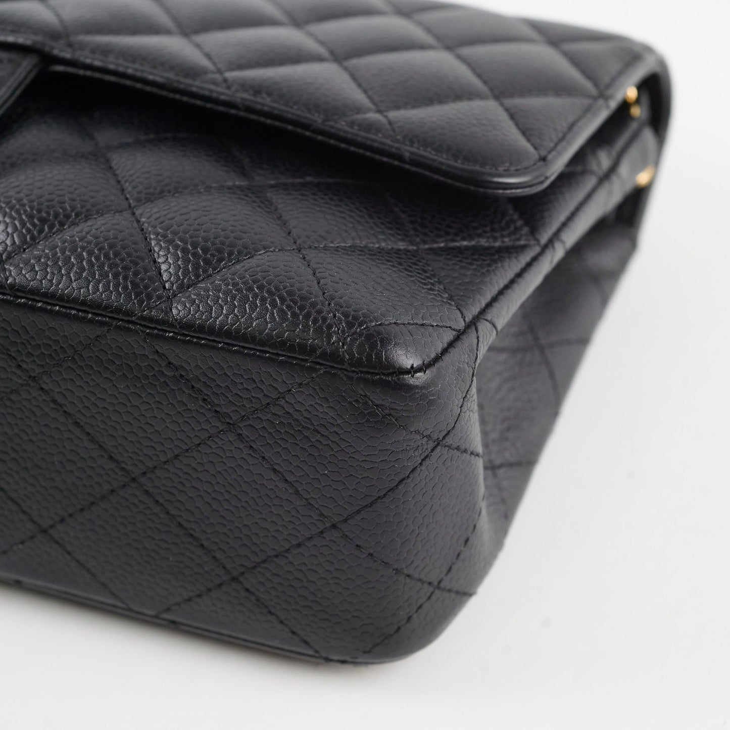 Chanel  Caviar Memium/Large Classic Flap Black
